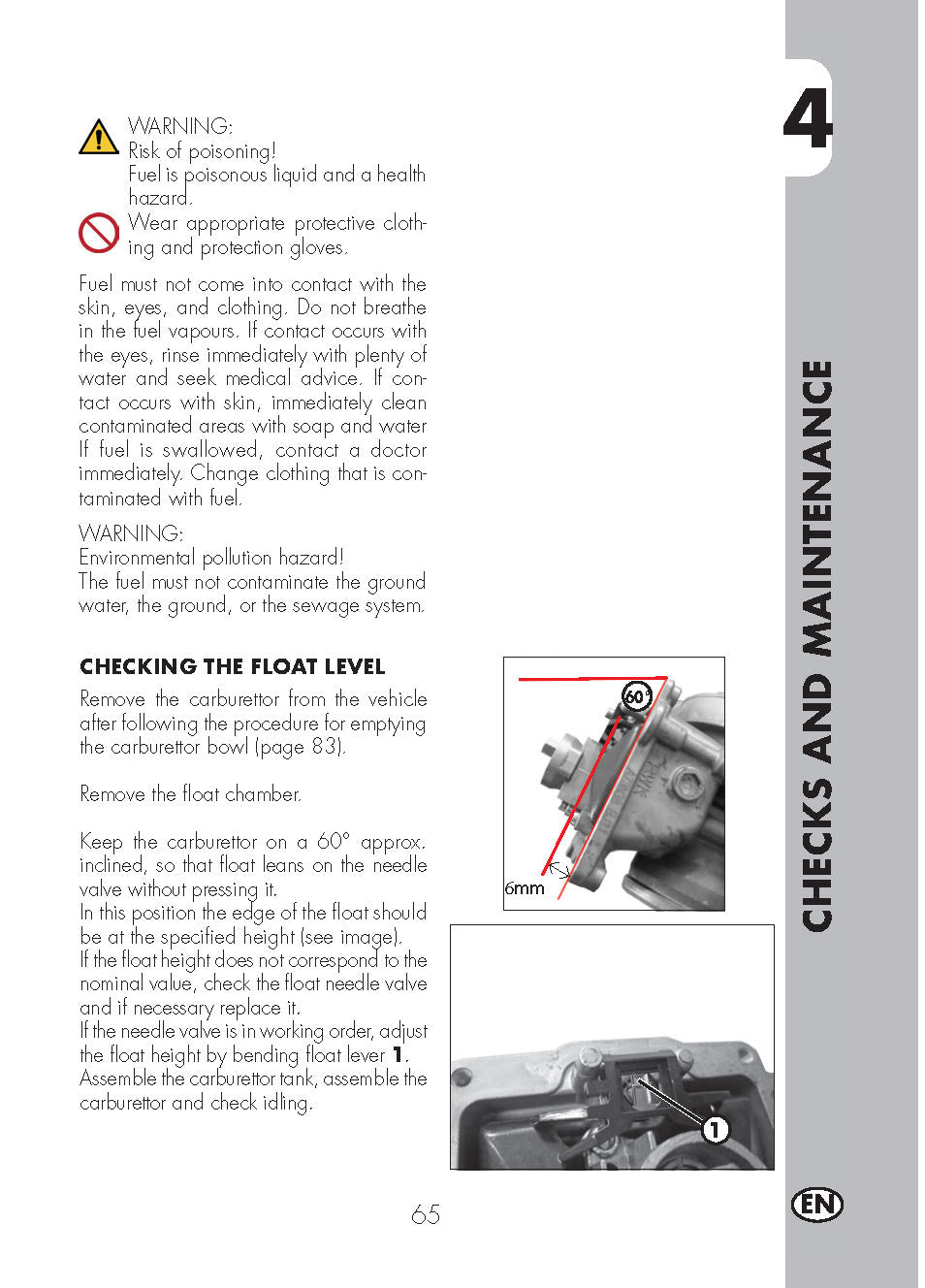 2024 Beta 2-Stroke Owner's Manual Maintenance