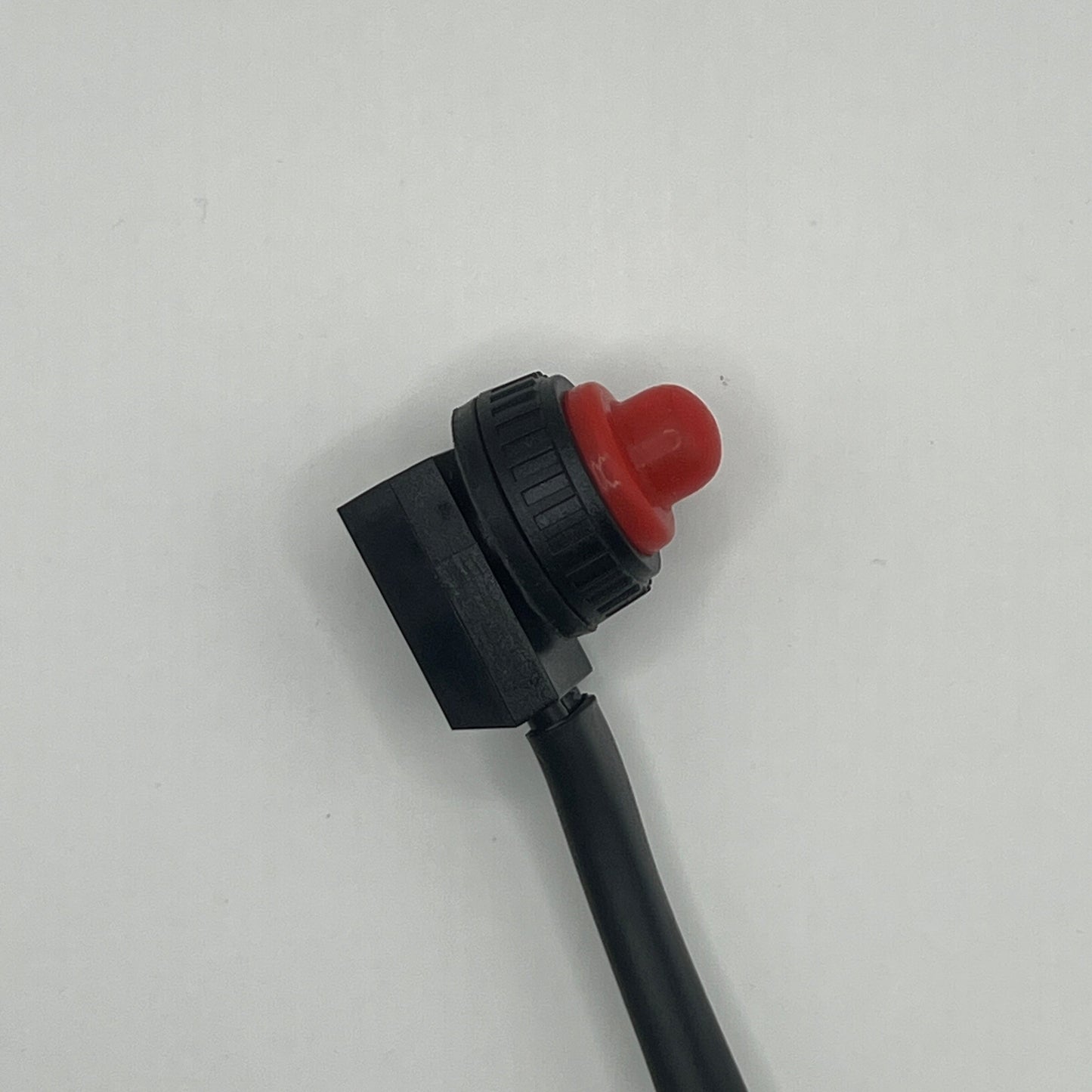 Detailed side view of mask mounted beta headlight switch